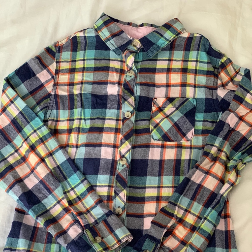 Plaid button up